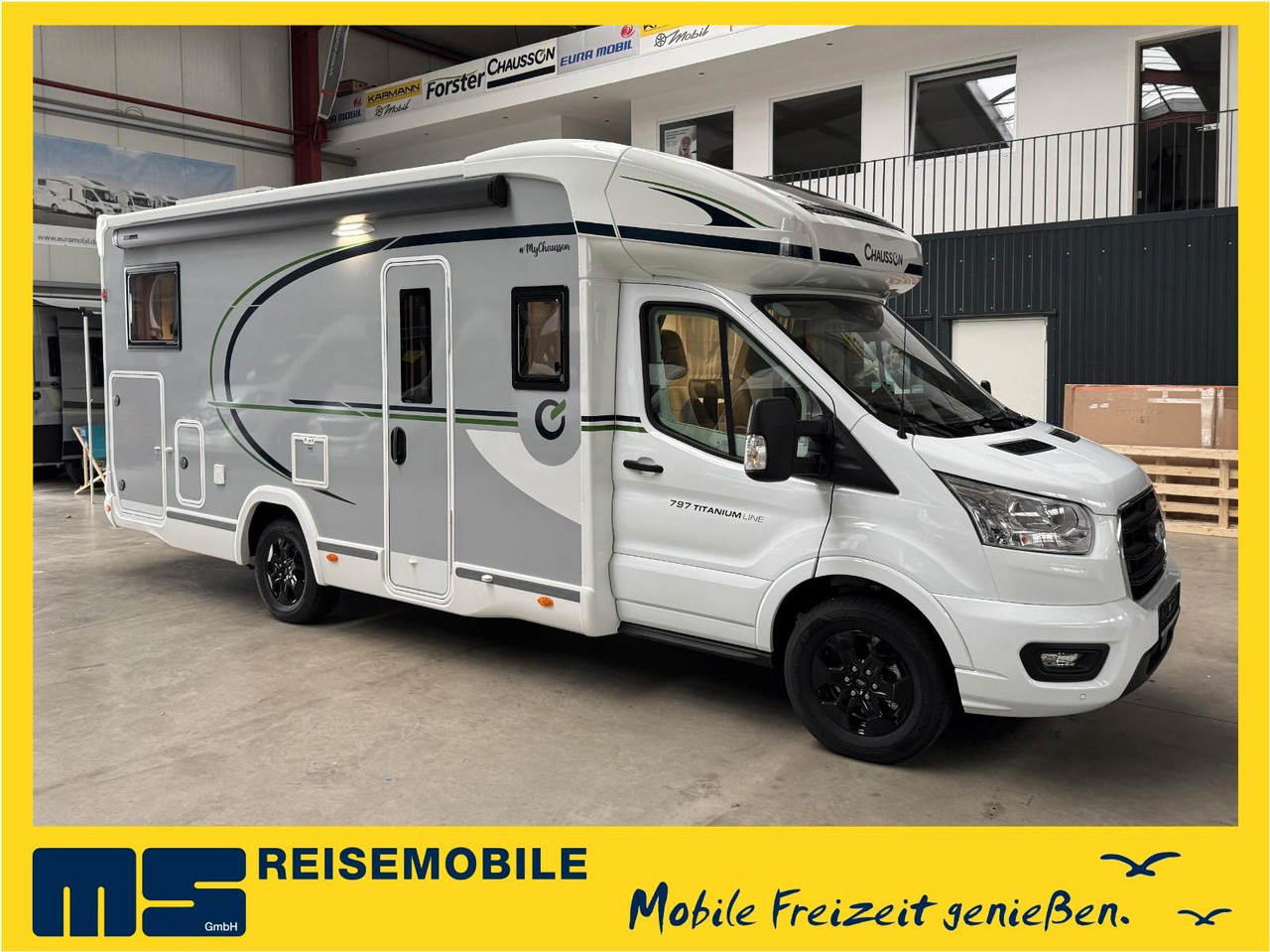 Chausson 797 TITANIUM / -2026- / 165PS-8G. / EINZELBETTEN - Semi-integrated motorhome: picture 1 Chausson 797 TITANIUM / -2026- / 165PS-8G. / EINZELBETTEN - Semi-integrated motorhome: picture 1