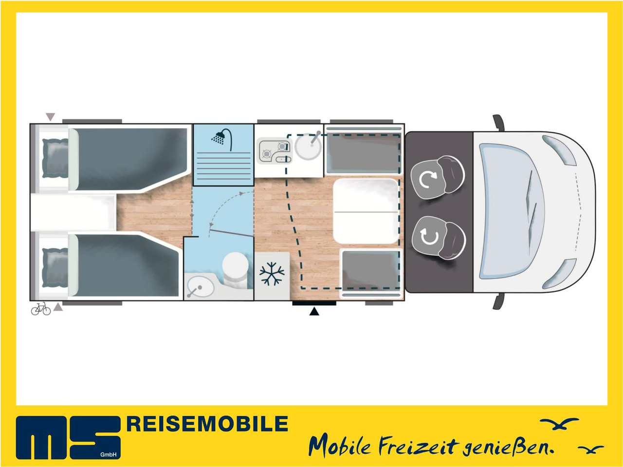 Chausson 797 TITANIUM / -2026- / 165PS-8G. / EINZELBETTEN - Semi-integrated motorhome: picture 3 Chausson 797 TITANIUM / -2026- / 165PS-8G. / EINZELBETTEN - Semi-integrated motorhome: picture 3