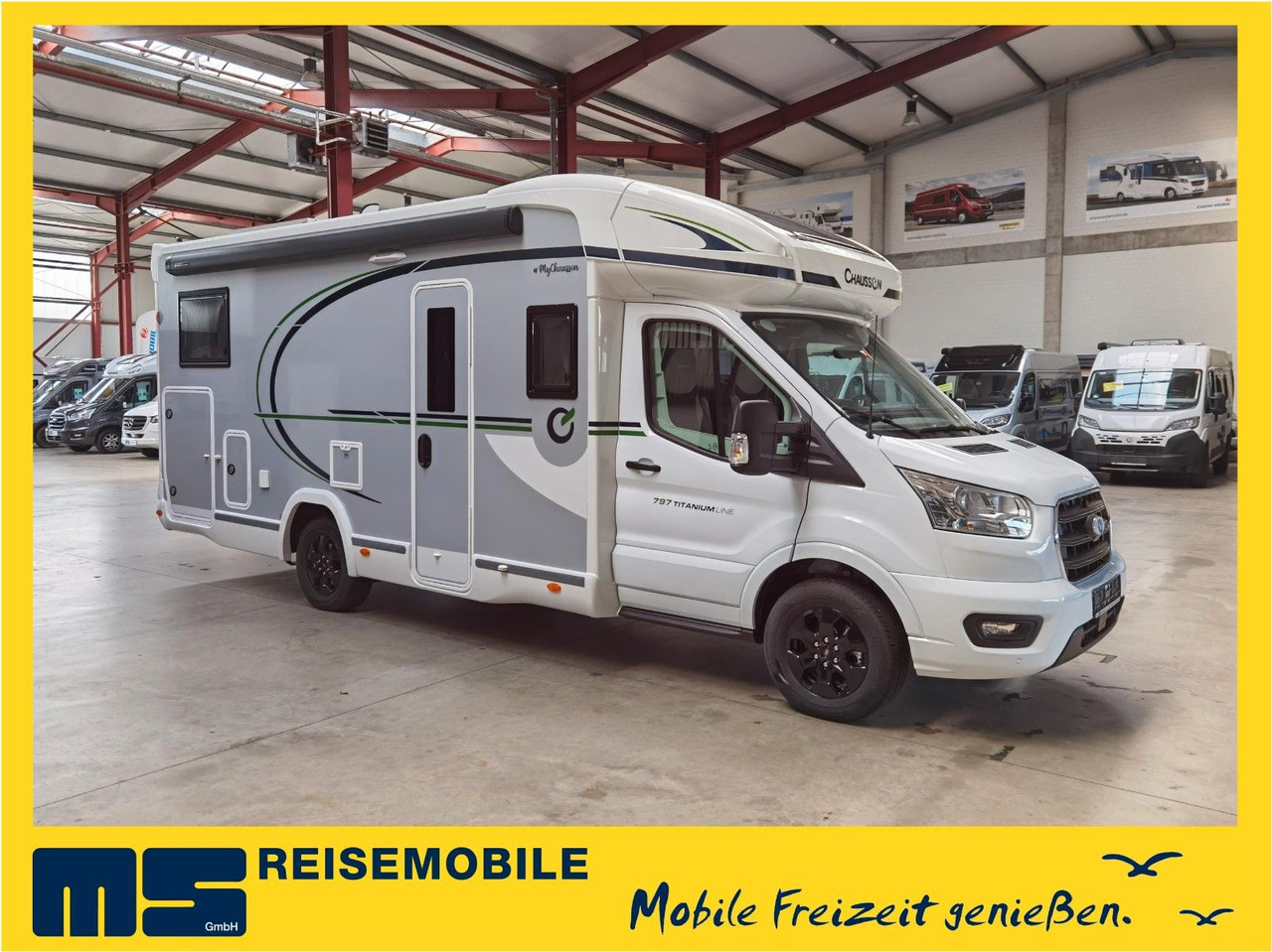Chausson 797 TITANIUM / - 2026 - / 4.1T. / EINZELBETTEN - Semi-integrated motorhome: picture 1 Chausson 797 TITANIUM / - 2026 - / 4.1T. / EINZELBETTEN - Semi-integrated motorhome: picture 1