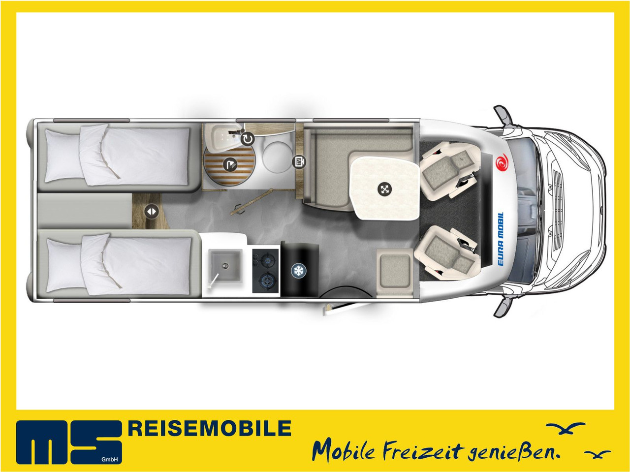 Eura Mobil PROFILA T 660 EB / -2025-/ 140PS / MONDIAL-PAKET - Semi-integrated motorhome: picture 2 Eura Mobil PROFILA T 660 EB / -2025-/ 140PS / MONDIAL-PAKET - Semi-integrated motorhome: picture 2