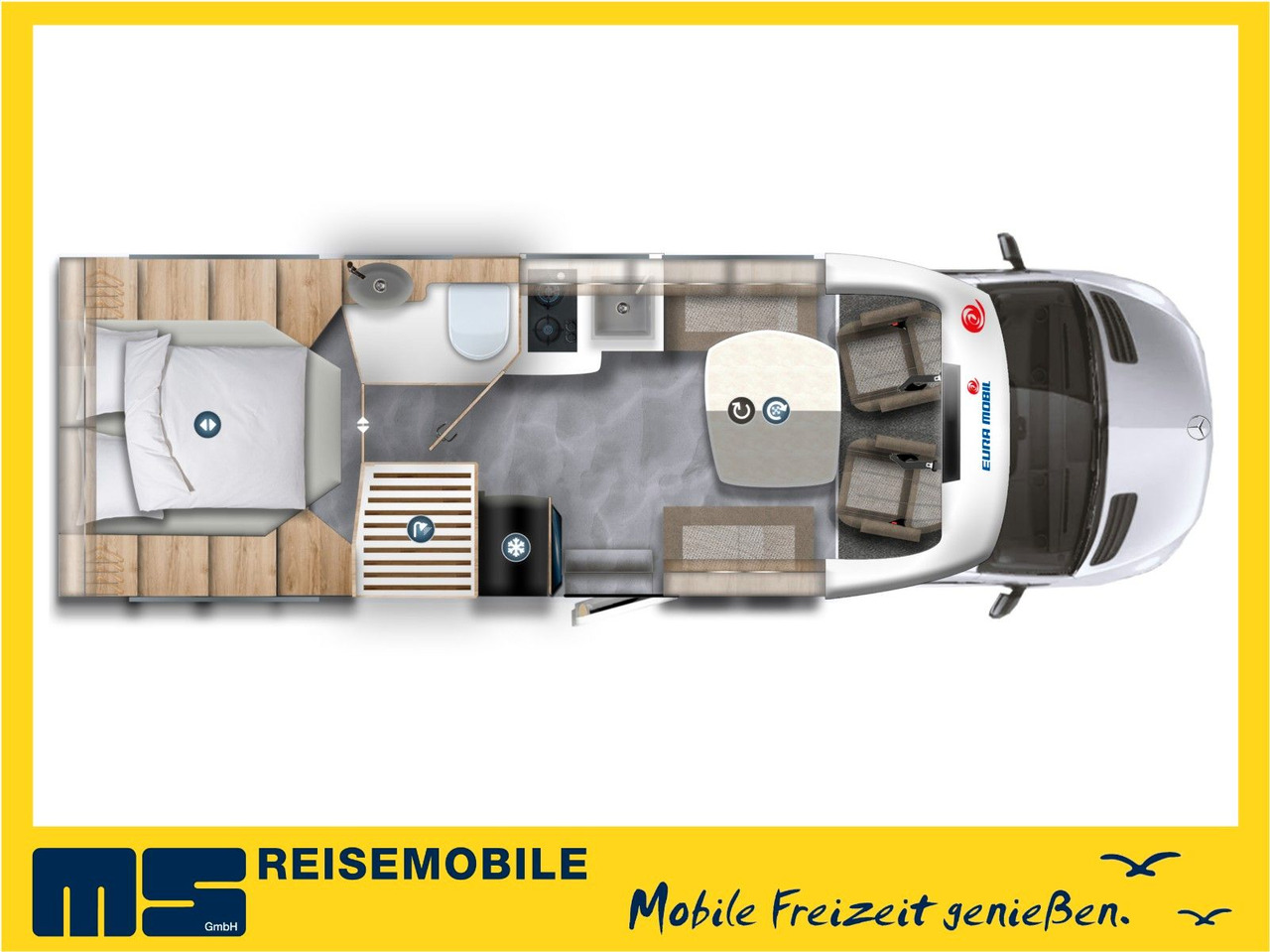 Eura Mobil PROFILA T 726 QF FREESTYLE / -2026 - / 170PS -9G - Semi-integrated motorhome: picture 2 Eura Mobil PROFILA T 726 QF FREESTYLE / -2026 - / 170PS -9G - Semi-integrated motorhome: picture 2