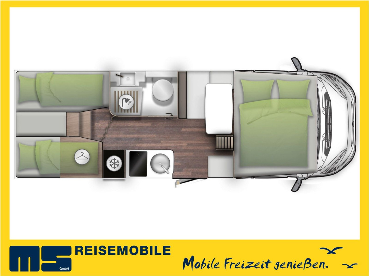 Forster A 699 EB / -MODELL 2025- / 140 PS / EINZELBETTEN - Alcove motorhome: picture 2 Forster A 699 EB / -MODELL 2025- / 140 PS / EINZELBETTEN - Alcove motorhome: picture 2