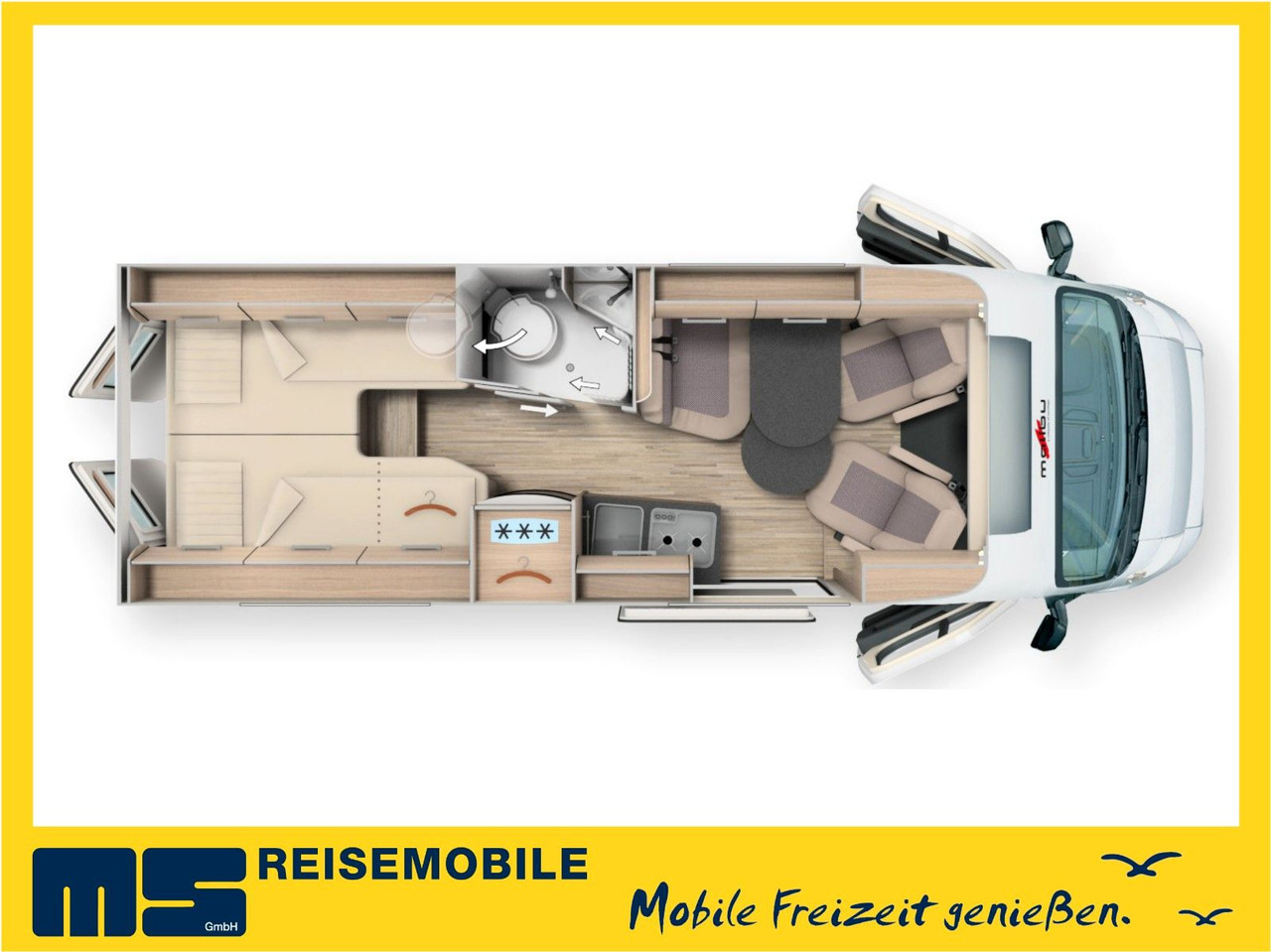 Malibu VAN COMFORT 640 LE / INFO.- PAKET / EINZELBETTEN - Camper van: picture 2 Malibu VAN COMFORT 640 LE / INFO.- PAKET / EINZELBETTEN - Camper van: picture 2