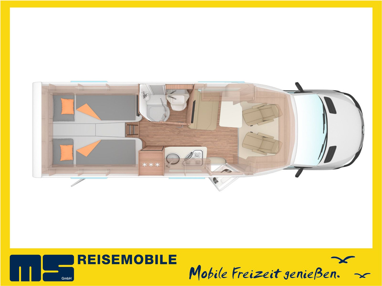 Weinsberg CARACOMPACT 640 MEG EDITION-PEPPER / EINZELBETTE - Semi-integrated motorhome: picture 2 Weinsberg CARACOMPACT 640 MEG EDITION-PEPPER / EINZELBETTE - Semi-integrated motorhome: picture 2