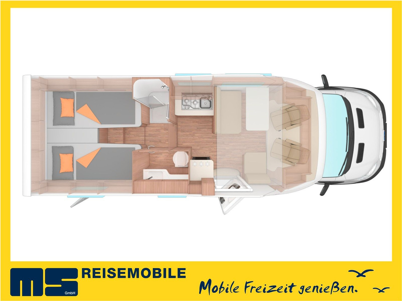 Weinsberg CARASUITE 700 MEG /155PS /EINZELBETTEN & HUBBETT - Semi-integrated motorhome: picture 2 Weinsberg CARASUITE 700 MEG /155PS /EINZELBETTEN & HUBBETT - Semi-integrated motorhome: picture 2