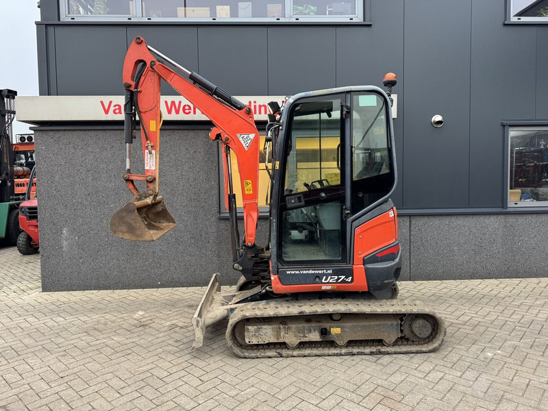 Kubota U27-4 minigraver/graafmachine rups 1 bak 2016 Diesel - Mini excavator: picture 2 Kubota U27-4 minigraver/graafmachine rups 1 bak 2016 Diesel - Mini excavator: picture 2