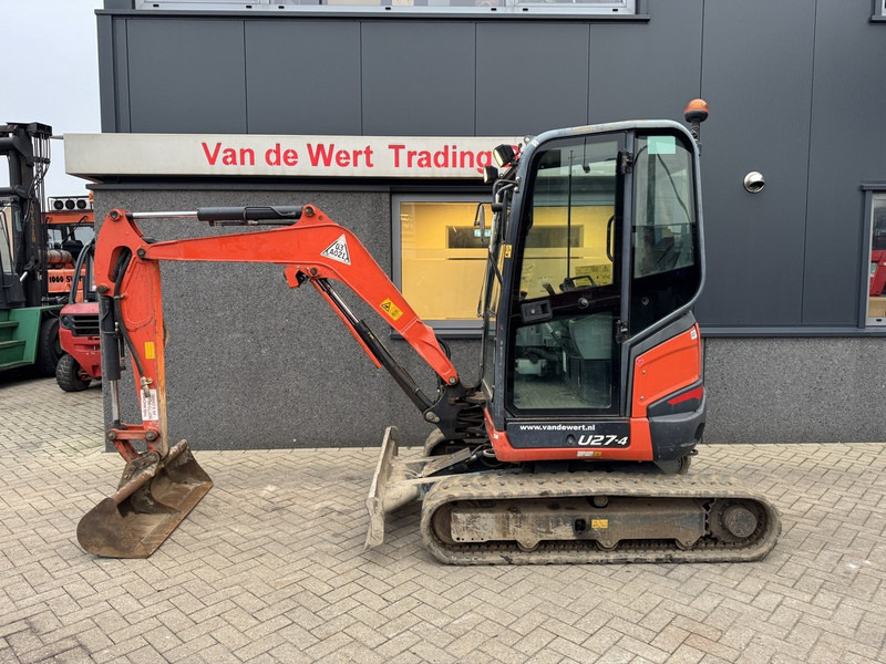Kubota U27-4 minigraver/graafmachine rups 1 bak 2016 Diesel - Mini excavator: picture 1 Kubota U27-4 minigraver/graafmachine rups 1 bak 2016 Diesel - Mini excavator: picture 1