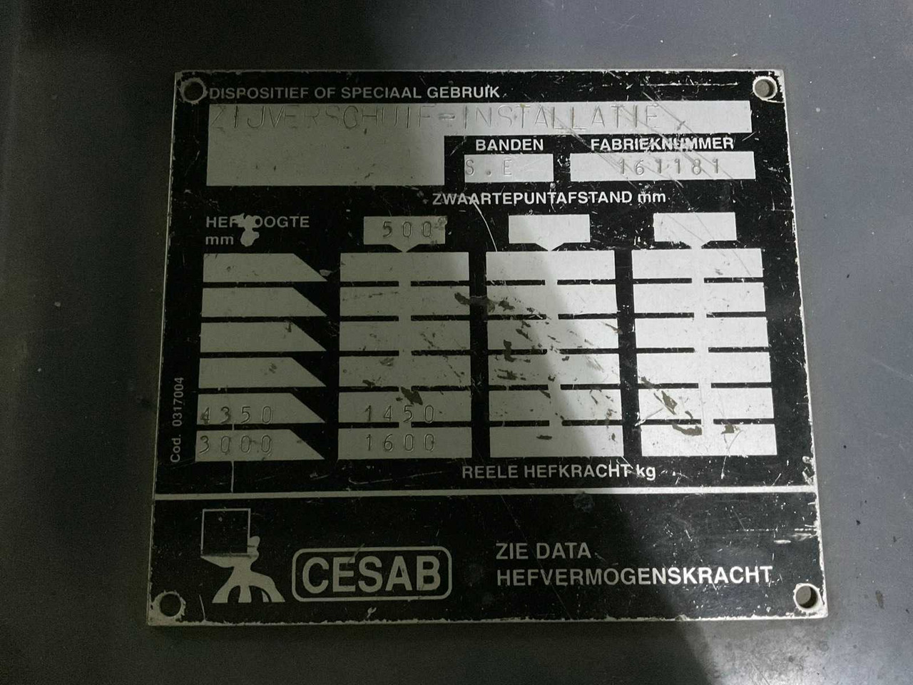 Forklift 1997 CESAB BLITZ 416 FORKLIFT: picture 15
