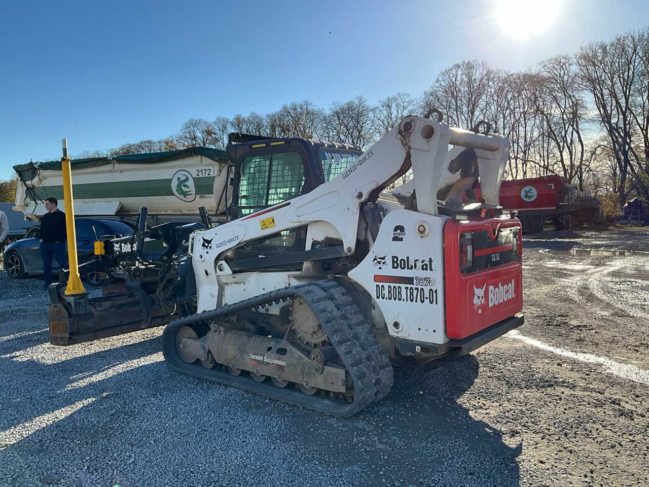 2020 BOBCAT T 870 + TRIMBLE GUIDED + GRADER 108 - Compact track loader: picture 3 2020 BOBCAT T 870 + TRIMBLE GUIDED + GRADER 108 - Compact track loader: picture 3