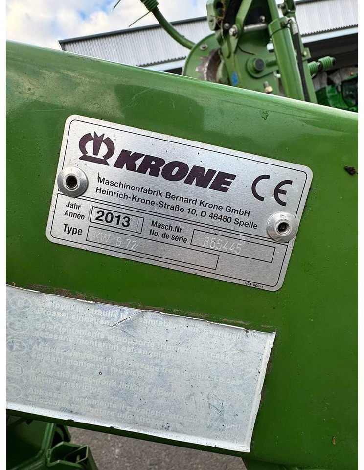 KRONE KW 6.72 - Agricultural machinery: picture 4 KRONE KW 6.72 - Agricultural machinery: picture 4