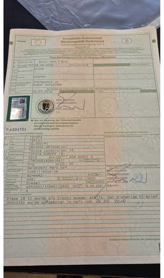 2008 - TOYOTA V8 - LANDCRUISER - J20 / VDJ 200 - COMMERCIAL VEHICLE - Commercial vehicle: picture 4 2008 - TOYOTA V8 - LANDCRUISER - J20 / VDJ 200 - COMMERCIAL VEHICLE - Commercial vehicle: picture 4