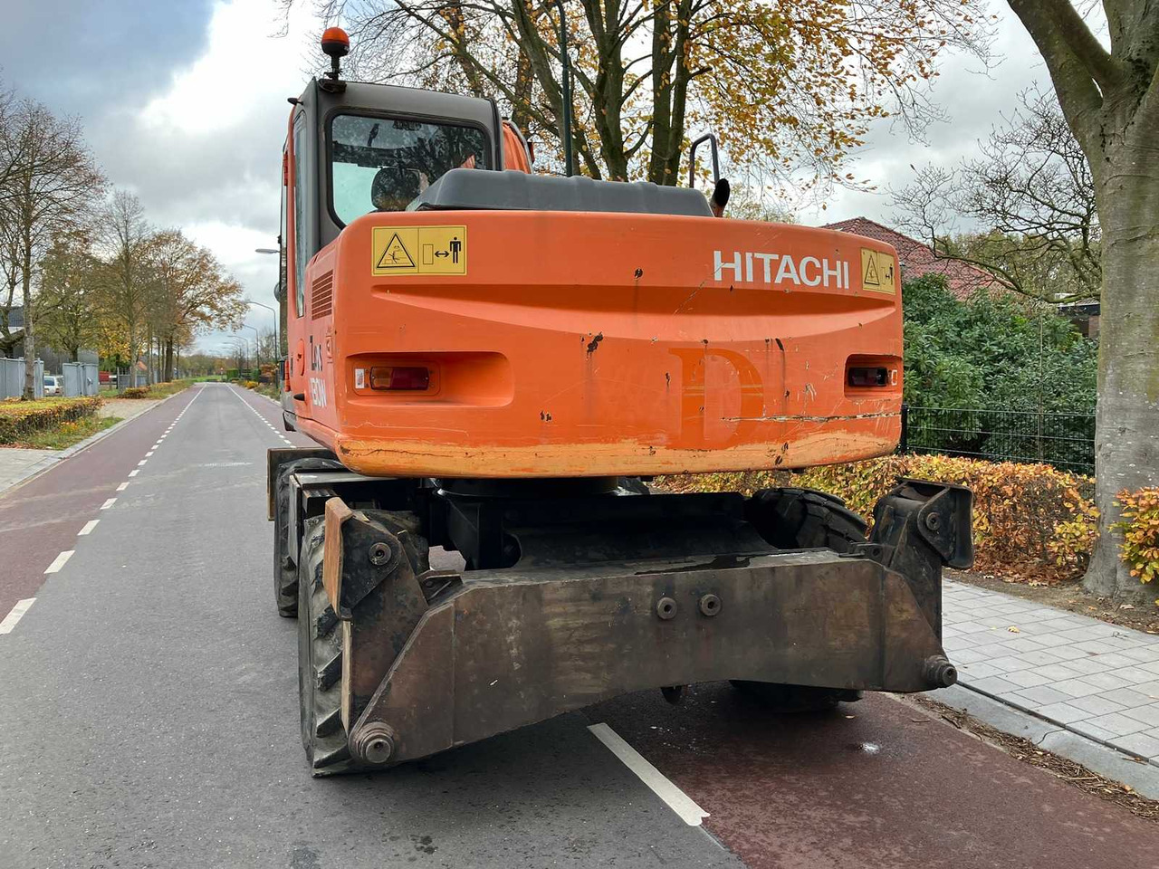 HITACHI - 2008 - ZX130W - WHEELED EXCAVATOR - Wheel excavator: picture 4 HITACHI - 2008 - ZX130W - WHEELED EXCAVATOR - Wheel excavator: picture 4