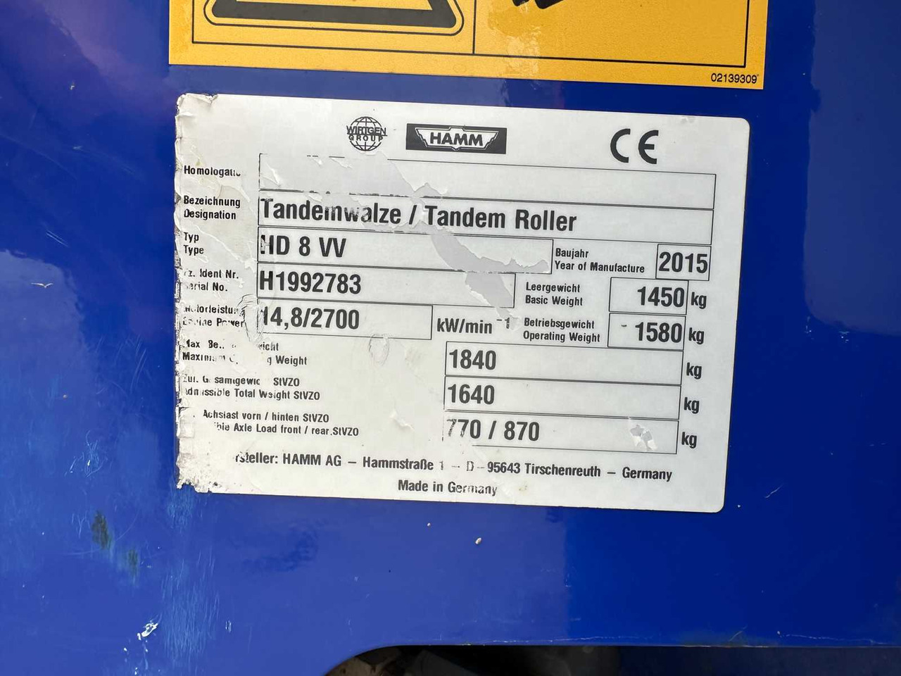 Road roller Hamm HD8VV HD8VV: picture 33
