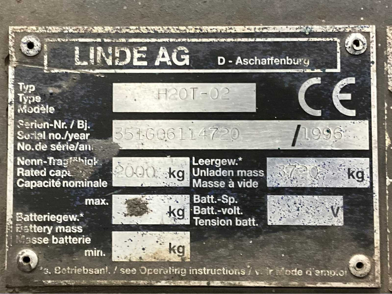 Forklift LINDE H20T-02 FORKLIFT: picture 23 Forklift LINDE H20T-02 FORKLIFT: picture 23