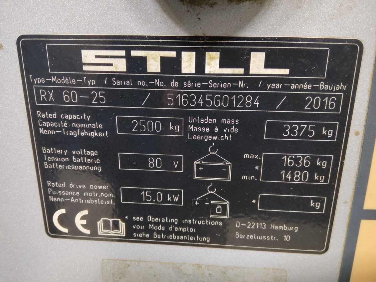 Forklift STILL RX60-25 FORKLIFT: picture 6