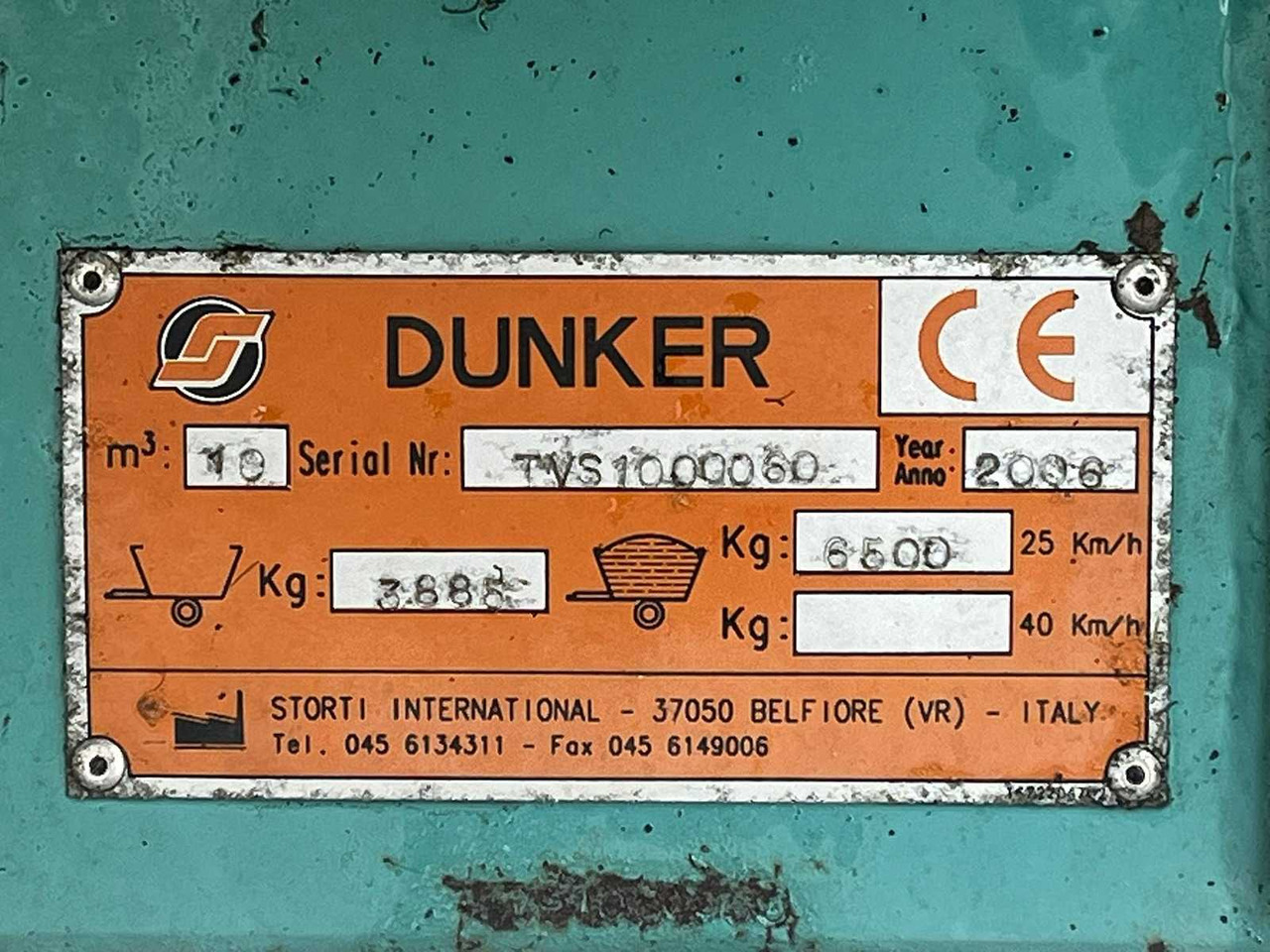 Storti Dunker TVS100 - Forage mixer wagon: picture 5 Storti Dunker TVS100 - Forage mixer wagon: picture 5