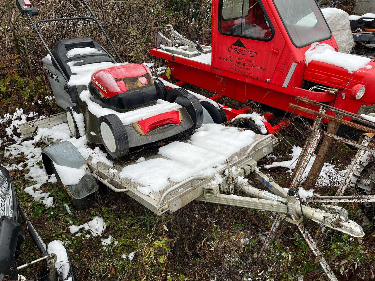 TRAILER PROFESSIONAL - TILTING - OPEN - CAR TRAILER - Trailer: picture 1 TRAILER PROFESSIONAL - TILTING - OPEN - CAR TRAILER - Trailer: picture 1