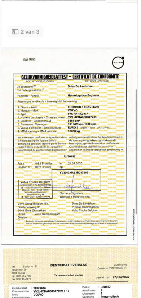 Truck 2003 VOLVO FM/FH 4X2 6.7 TRUCK: picture 19