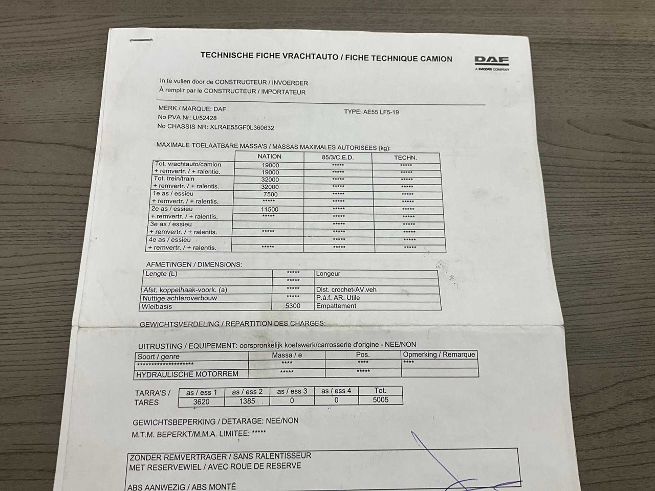 Truck 2010 DAF LF 55.250 - HYDRAULIC TAIL LIFT - 183000KM: picture 50 Truck 2010 DAF LF 55.250 - HYDRAULIC TAIL LIFT - 183000KM: picture 50