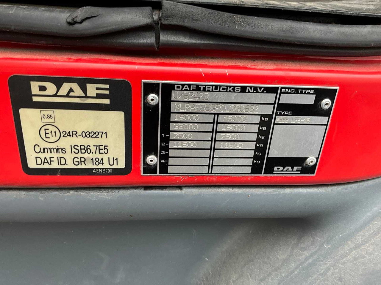 Truck 2010 DAF LF 55.250 - HYDRAULIC TAIL LIFT - 183000KM: picture 27 Truck 2010 DAF LF 55.250 - HYDRAULIC TAIL LIFT - 183000KM: picture 27