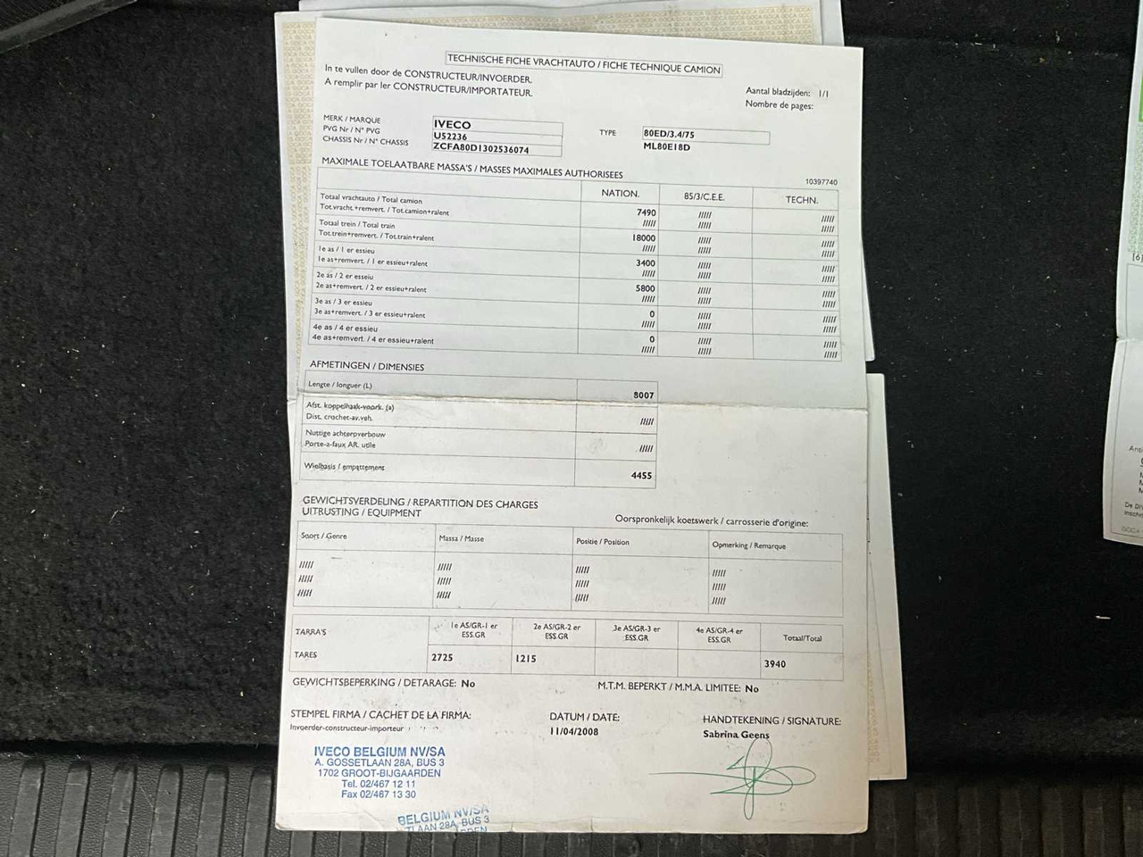 Truck IVECO EUROCARGO - 2008: picture 40