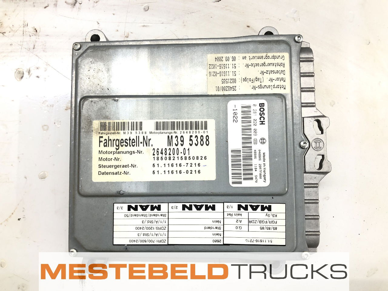 MAN EDC unit M 2000 - Electrical system for Truck: picture 1 MAN EDC unit M 2000 - Electrical system for Truck: picture 1