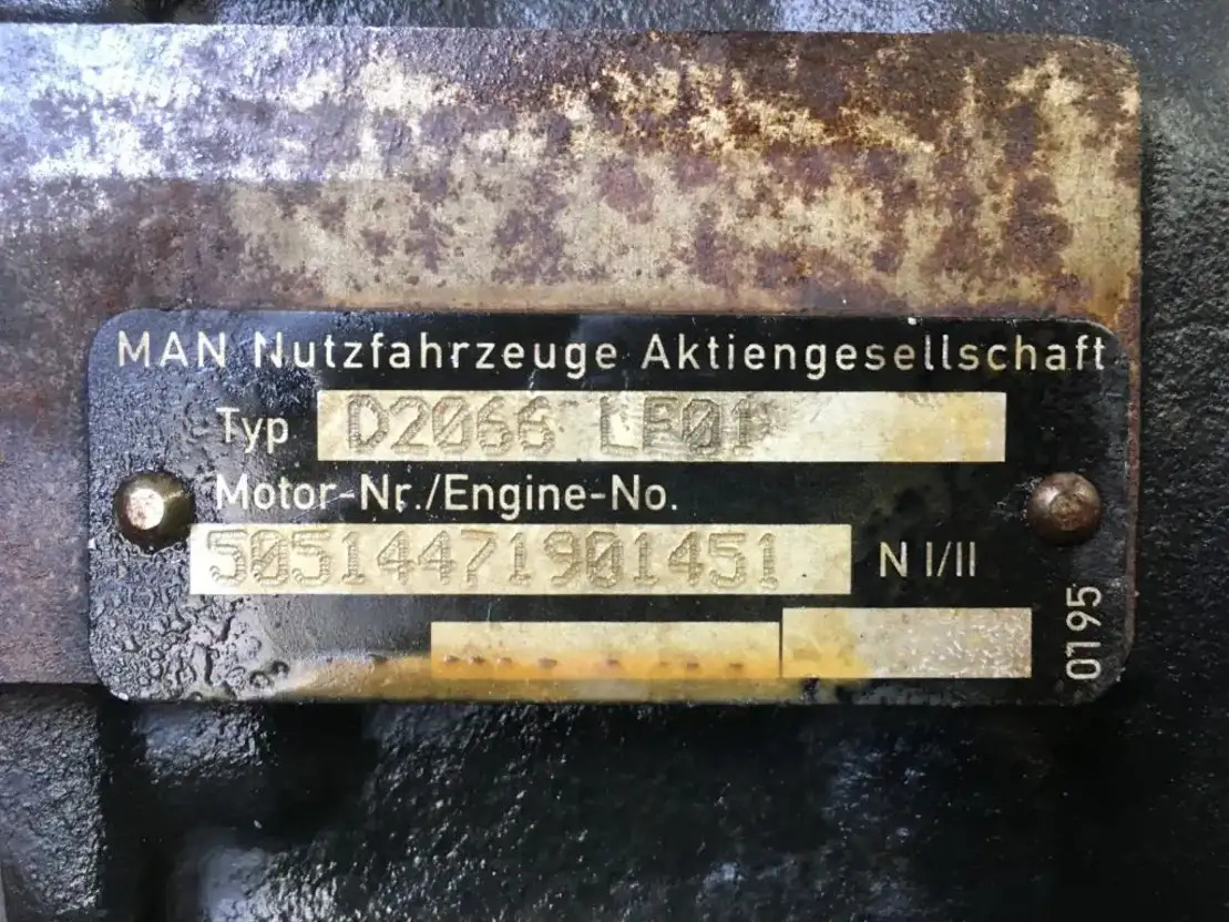 MAN Motorblok D2066 LF01 - Engine and parts for Truck: picture 3 MAN Motorblok D2066 LF01 - Engine and parts for Truck: picture 3