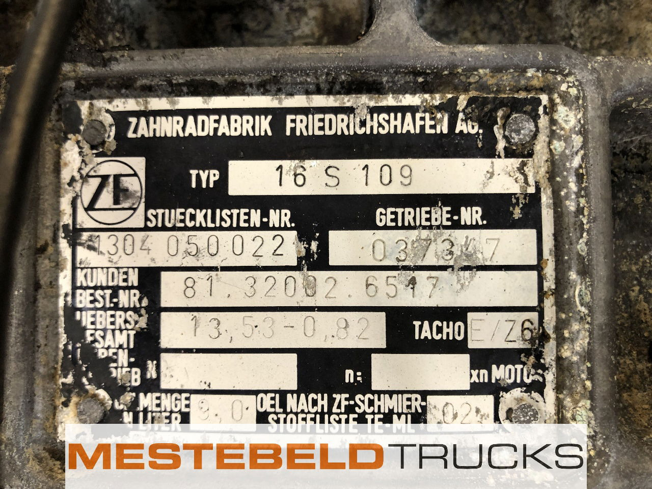 MAN Versnellingsbak 9S109 OD - Gearbox and parts for Truck: picture 4 MAN Versnellingsbak 9S109 OD - Gearbox and parts for Truck: picture 4