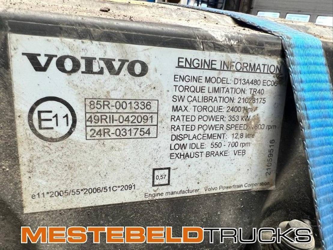 Volvo Motor D 13A 480 EC 06 - Engine and parts for Truck: picture 3 Volvo Motor D 13A 480 EC 06 - Engine and parts for Truck: picture 3