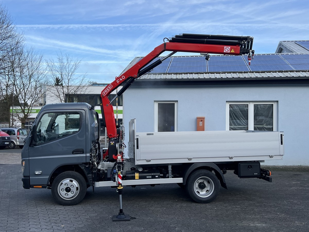 FUSO 6S15 Pritsche 3.0m Kran 4xhydr. Funk! - Open body delivery van: picture 3 FUSO 6S15 Pritsche 3.0m Kran 4xhydr. Funk! - Open body delivery van: picture 3