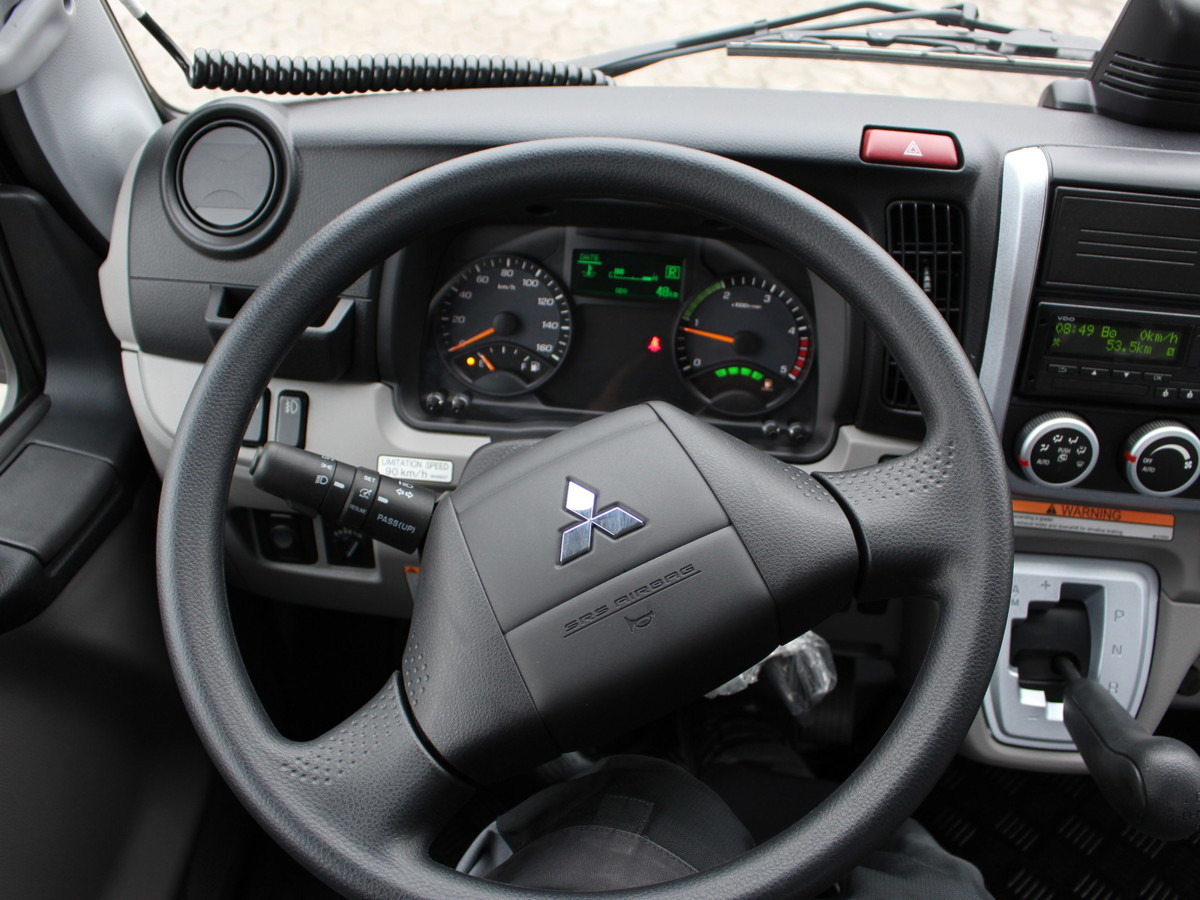 New Hook lift truck, Crane truck FUSO Canter FUSO 9C18 Duonic City Abrollkipper Black: picture 11