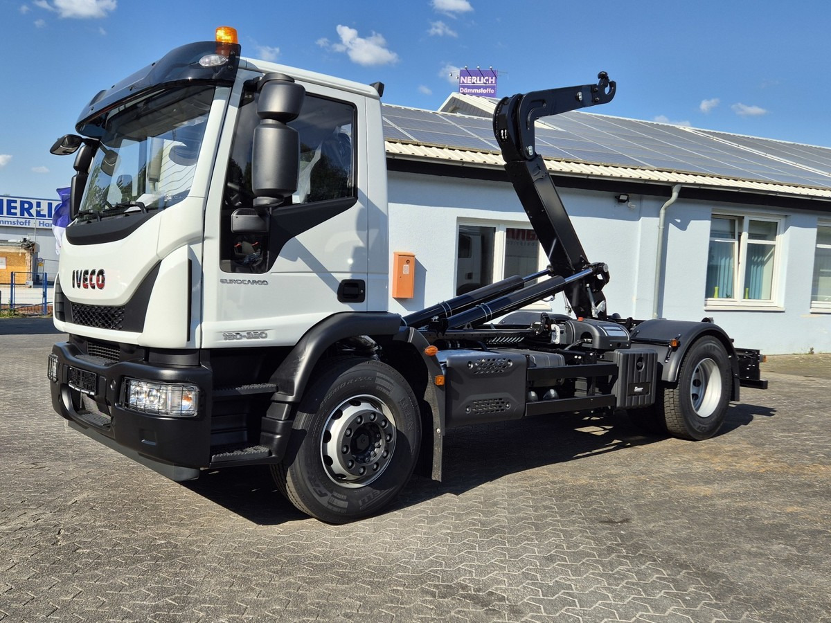 IVECO Euro Cargo 180E32 4x2 Abrollkipper Knick / Tele - Hook lift truck: picture 1 IVECO Euro Cargo 180E32 4x2 Abrollkipper Knick / Tele - Hook lift truck: picture 1