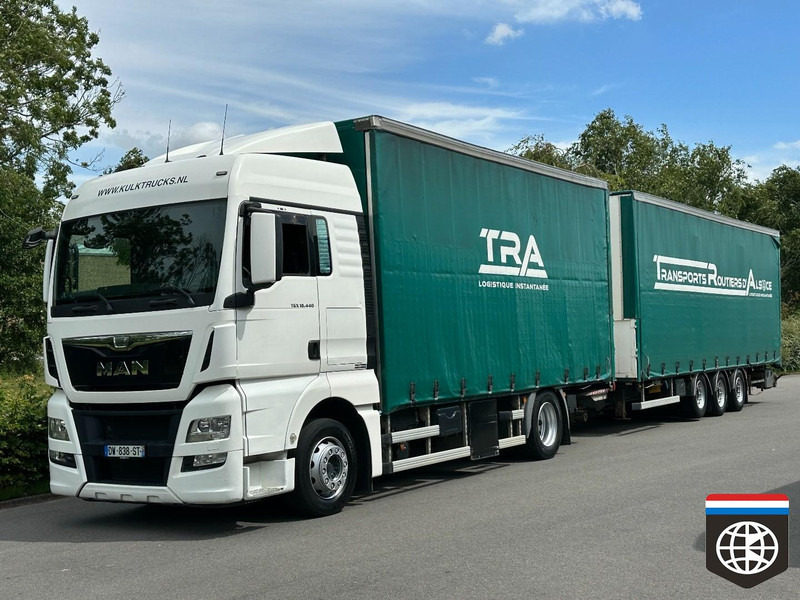 MAN TGX 18 440 NIGHT A/C - RETARDER - COMBI FREUHAUF - Curtainsider truck: picture 1 MAN TGX 18 440 NIGHT A/C - RETARDER - COMBI FREUHAUF - Curtainsider truck: picture 1