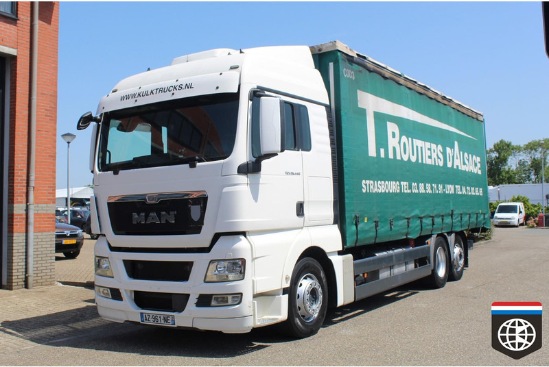 MAN TGX 26 440 RETARDER - NIGHT A/C - Curtainsider truck: picture 2 MAN TGX 26 440 RETARDER - NIGHT A/C - Curtainsider truck: picture 2