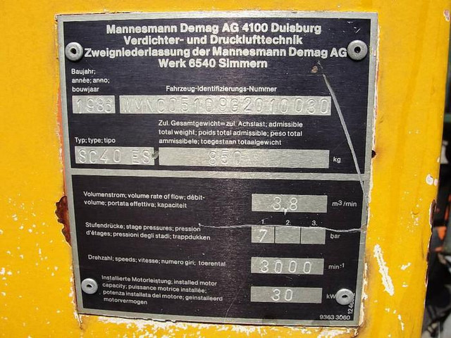 Demag mannesmann SC 40 ES - Construction machinery: picture 4 Demag mannesmann SC 40 ES - Construction machinery: picture 4