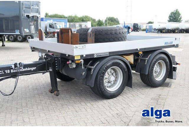 Huffermann HTA 18.00, Tandem, Ballastanhänger, Luftfederung - Dropside/ Flatbed trailer: picture 1 Huffermann HTA 18.00, Tandem, Ballastanhänger, Luftfederung - Dropside/ Flatbed trailer: picture 1