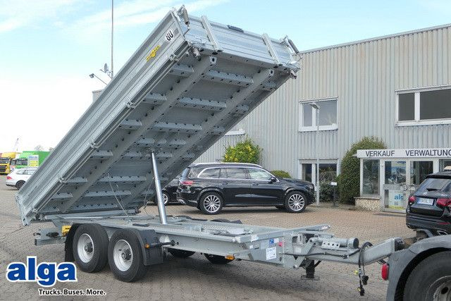 Humbaur HTK 135024 L, Tieflader, Rampen, Verzinkt, 13to. - Tipper trailer: picture 1 Humbaur HTK 135024 L, Tieflader, Rampen, Verzinkt, 13to. - Tipper trailer: picture 1
