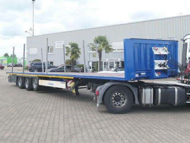Krone SD, Containerverschlüsse, Luft-Lift, BPW, Rungen - Dropside/ Flatbed semi-trailer: picture 3 Krone SD, Containerverschlüsse, Luft-Lift, BPW, Rungen - Dropside/ Flatbed semi-trailer: picture 3