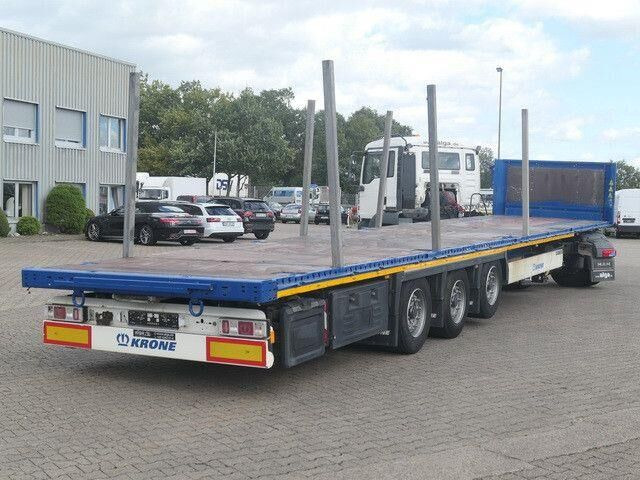 Krone SD, Containerverschlüsse, Luft-Lift, BPW, Rungen - Dropside/ Flatbed semi-trailer: picture 4 Krone SD, Containerverschlüsse, Luft-Lift, BPW, Rungen - Dropside/ Flatbed semi-trailer: picture 4