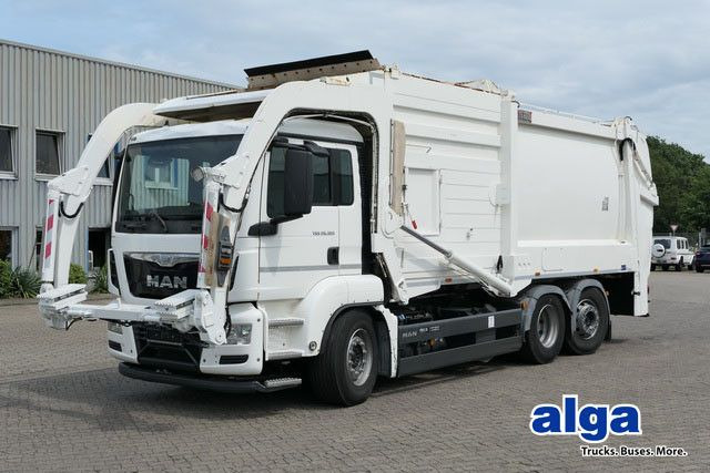 MAN 26.320 TGS BL 6x2, Überkopflader/Frontlader, AC MAN 26.320 TGS BL 6x2, Überkopflader/Frontlader, AC - Garbage truck: picture 1 MAN 26.320 TGS BL 6x2, Überkopflader/Frontlader, AC MAN 26.320 TGS BL 6x2, Überkopflader/Frontlader, AC - Garbage truck: picture 1