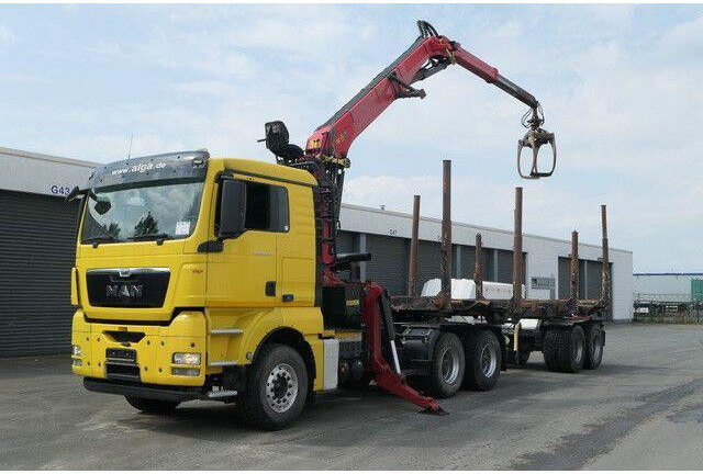 MAN 26.540 TGX 6x4, Kombizug, Huttner LNZK 20 - Logging truck: picture 2 MAN 26.540 TGX 6x4, Kombizug, Huttner LNZK 20 - Logging truck: picture 2