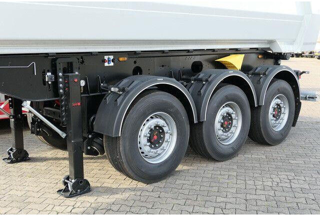 Mega MNW, Stahl, 25m³, Luft-Lift, anliegende Klappe - Tipper semi-trailer: picture 4 Mega MNW, Stahl, 25m³, Luft-Lift, anliegende Klappe - Tipper semi-trailer: picture 4