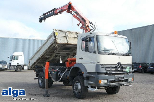 Mercedes-Benz 1828 Atego 4x4, Atlas AK 105.1, Funk, Hydr., AHK - Tipper, Crane truck: picture 1 Mercedes-Benz 1828 Atego 4x4, Atlas AK 105.1, Funk, Hydr., AHK - Tipper, Crane truck: picture 1