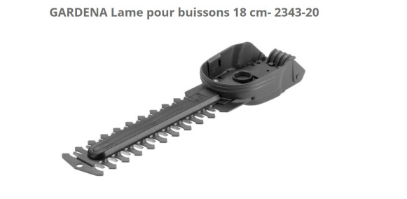 Lame en acier pour buissons 19 cm GARDENA 2343-20 - Construction equipment: picture 1 Lame en acier pour buissons 19 cm GARDENA 2343-20 - Construction equipment: picture 1