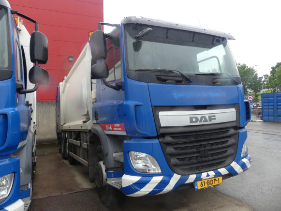 REF:61-BDT-1 - Camion poubelle DAF CF 290 FAG (2014-364.476 km) - Garbage truck: picture 2 REF:61-BDT-1 - Camion poubelle DAF CF 290 FAG (2014-364.476 km) - Garbage truck: picture 2