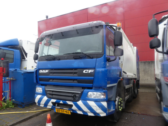REF:BZ-DF-46 - Camion poubelle DAF FAG CF75 (2011-333.637 km) - Garbage truck: picture 1 REF:BZ-DF-46 - Camion poubelle DAF FAG CF75 (2011-333.637 km) - Garbage truck: picture 1