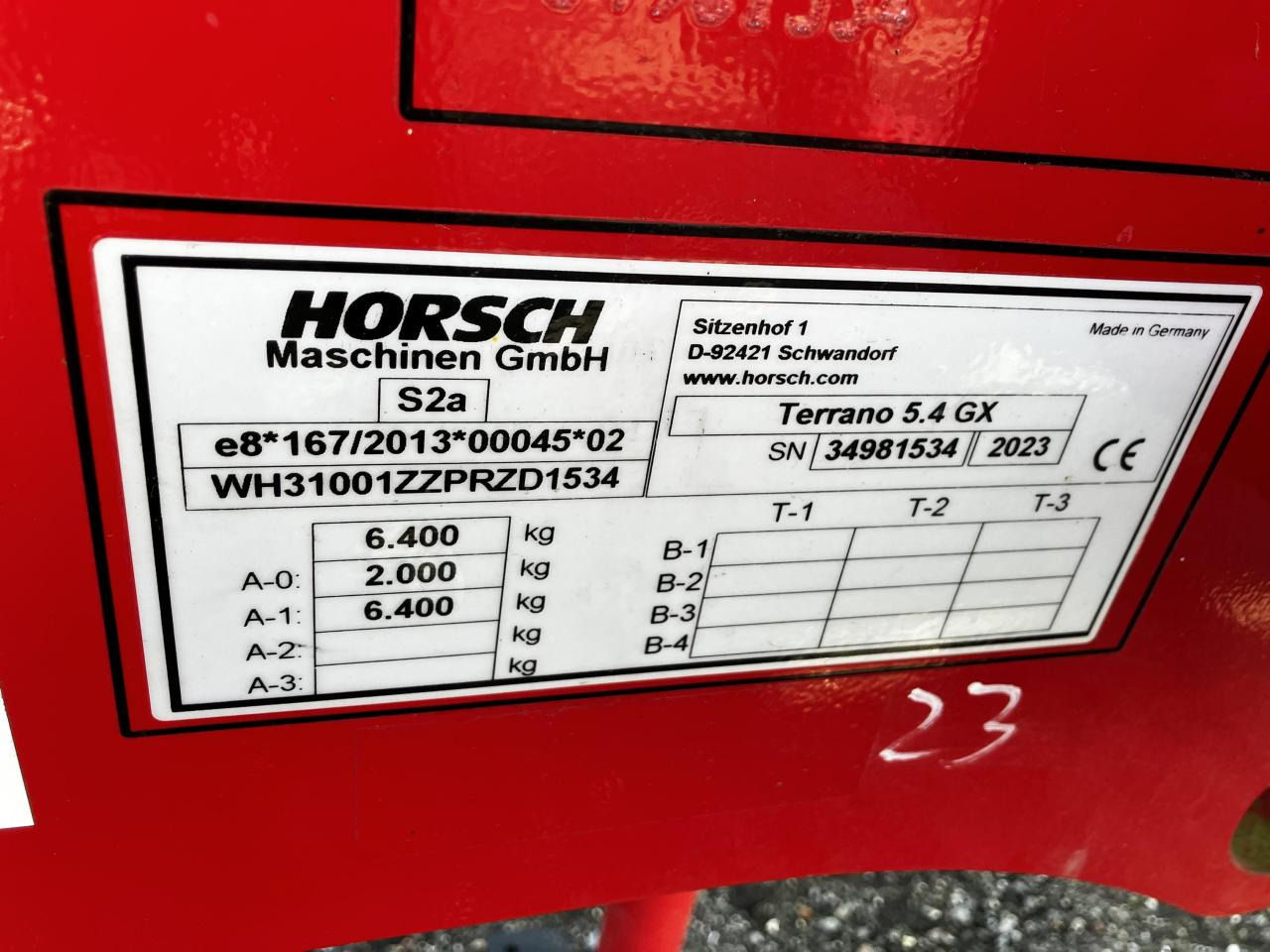 Horsch Terrano 5.4 GX - Cultivator: picture 5 Horsch Terrano 5.4 GX - Cultivator: picture 5