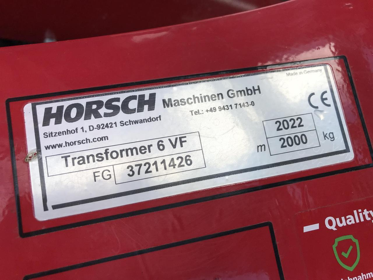 Soil tillage equipment Horsch Transformer 6 VF: picture 10