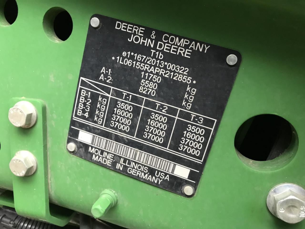 Leasing of John Deere 6R 155 John Deere 6R 155: picture 13 Leasing of John Deere 6R 155 John Deere 6R 155: picture 13