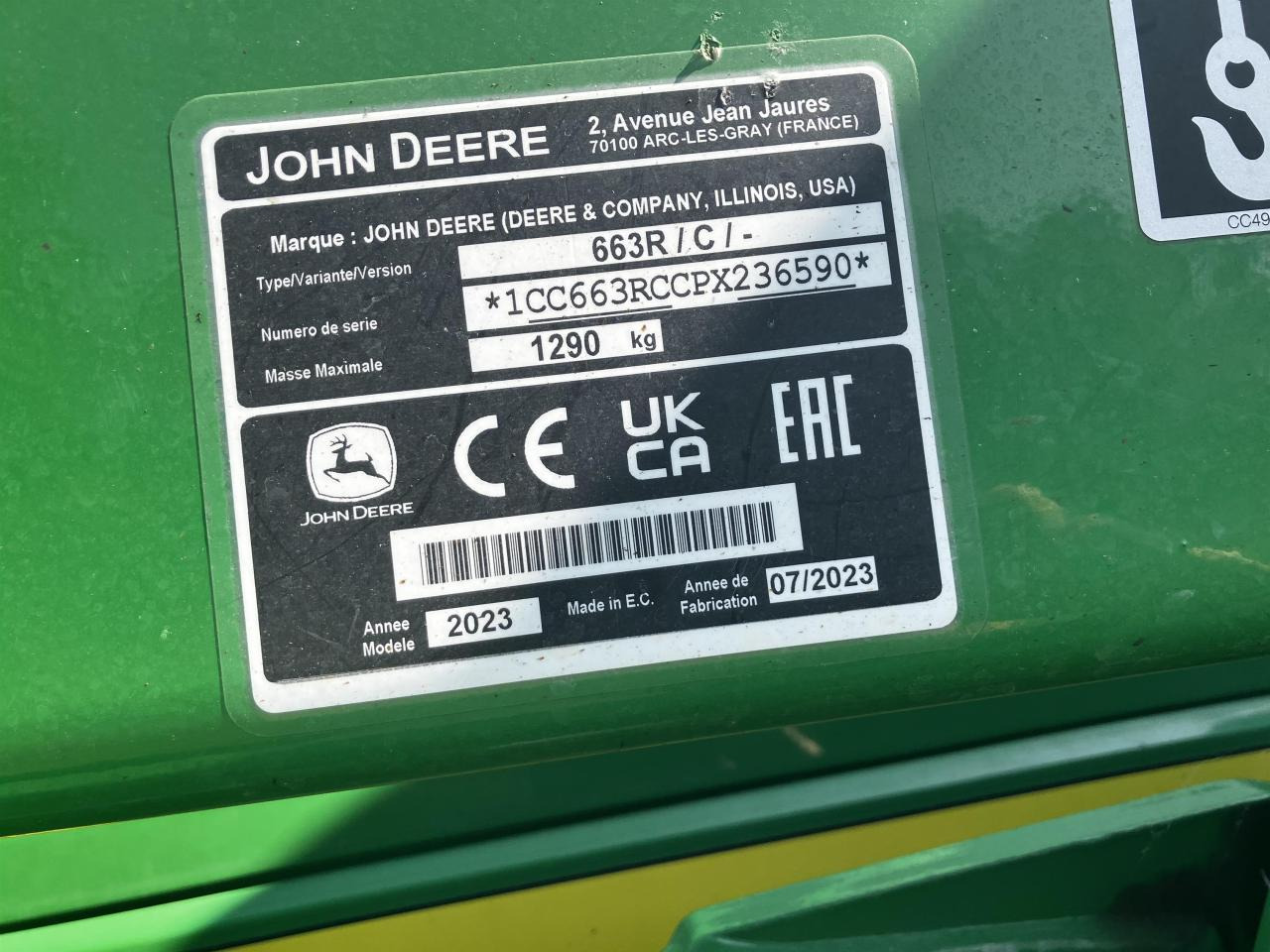 Leasing of John Deere 6R 155 John Deere 6R 155: picture 15 Leasing of John Deere 6R 155 John Deere 6R 155: picture 15